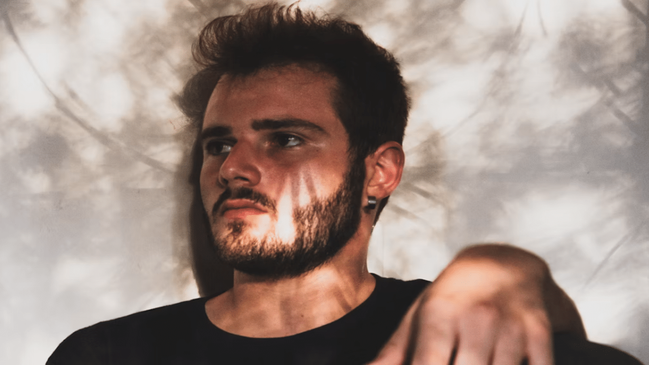 A man looking serious.