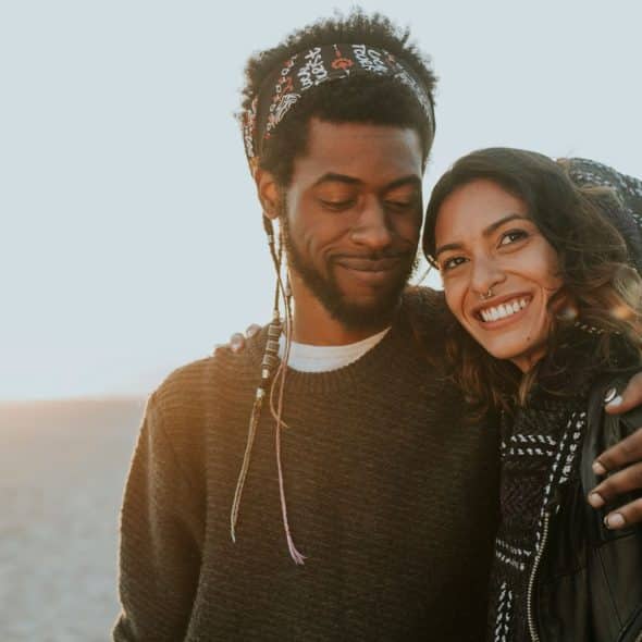 A picture of a man and woman