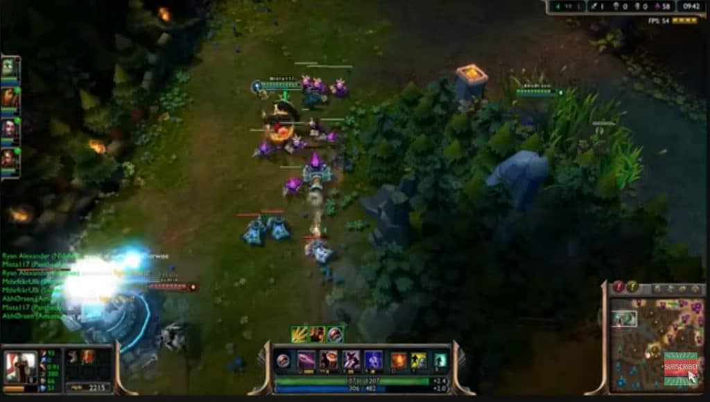 A picture of LOL