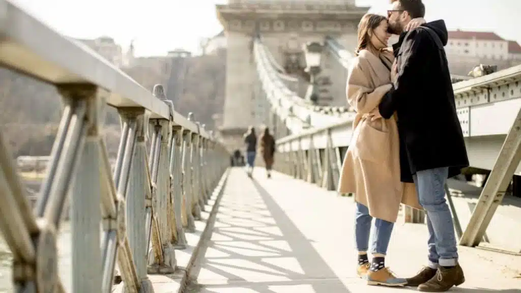 Couple showing lasting emotional intimacy.