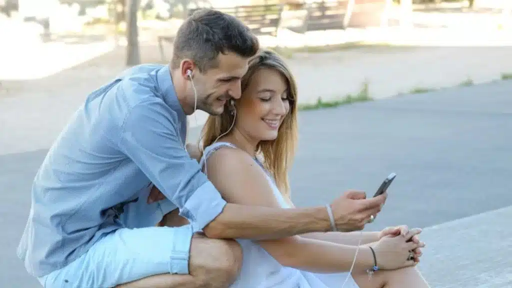 Man prioritizing real connection over digital distractions.