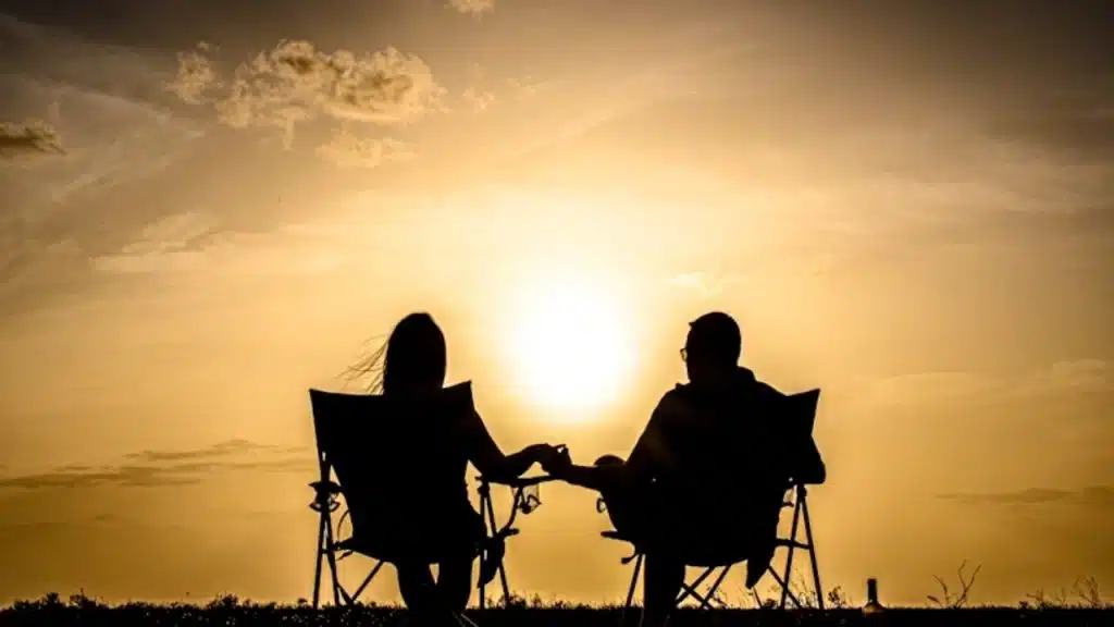 Couple experiencing a quiet, emotionally safe moment together.