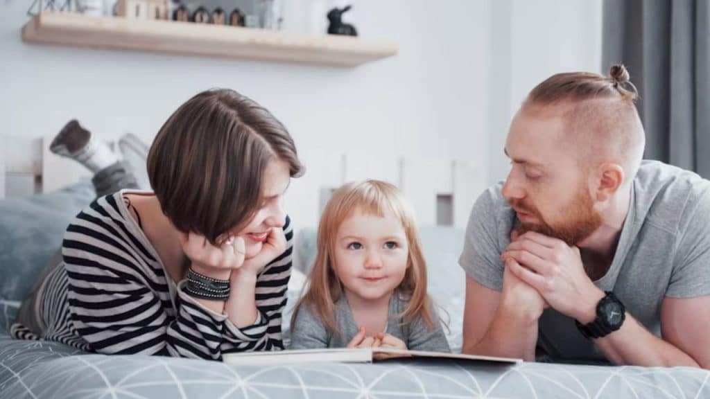 Mother handling discipline while father avoids engagement.