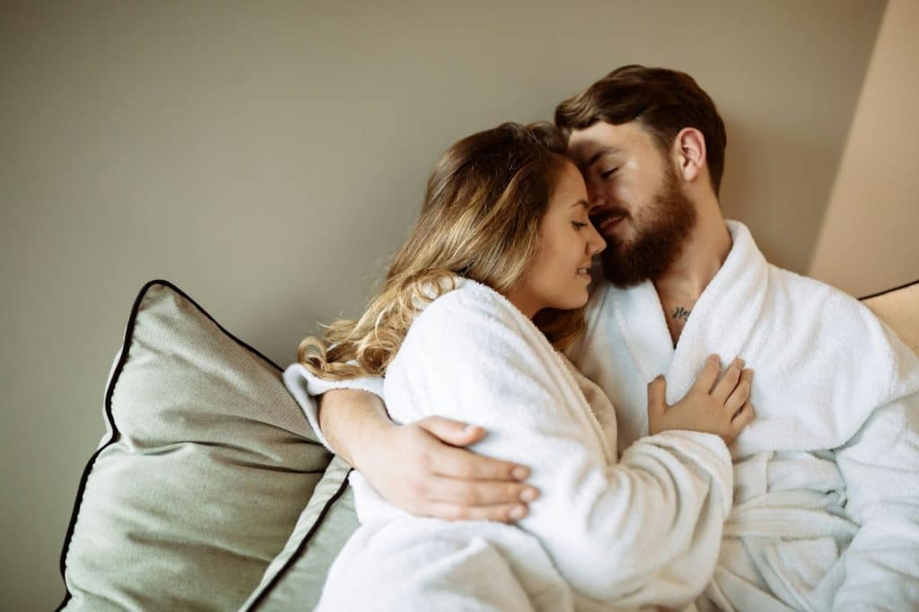 A man asking a woman