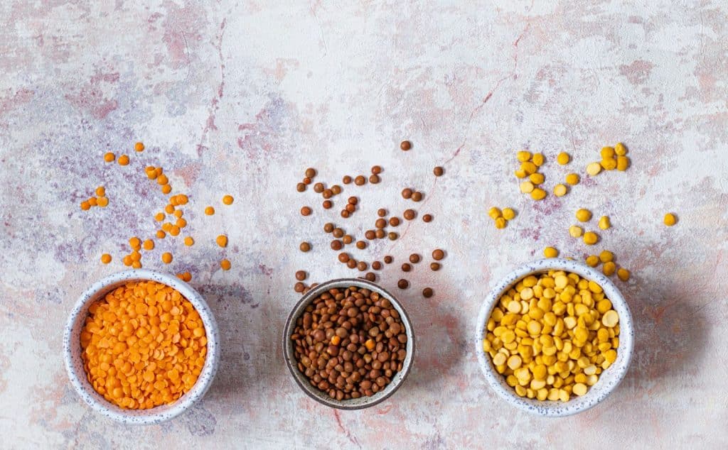 A picture of  lentils