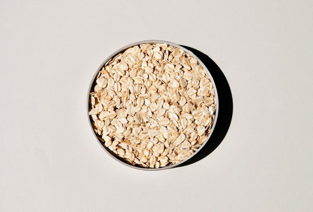 Oats in a bowl