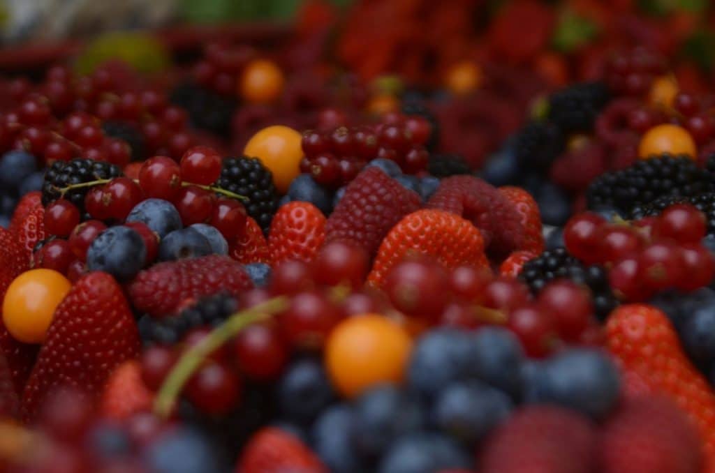 A picture of berries