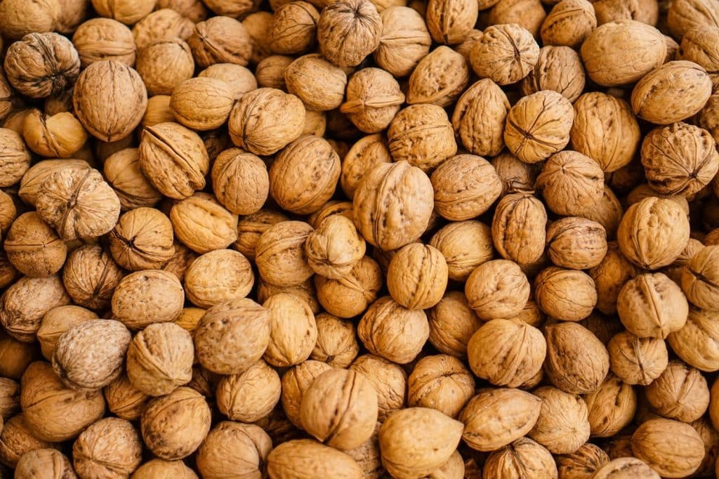 A picture of walnuts