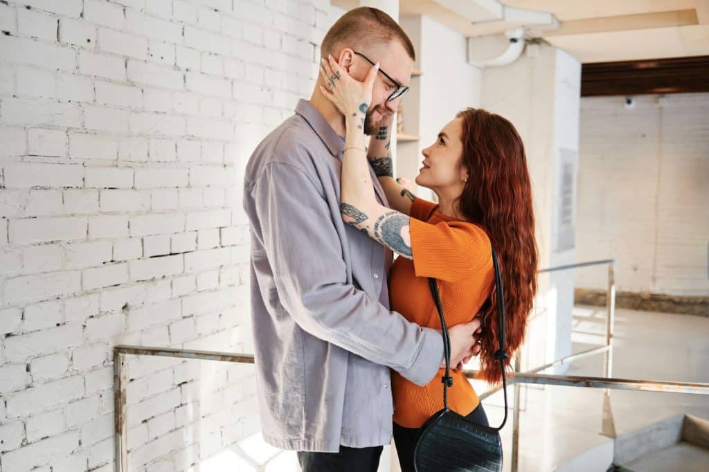 A man and woman choosing each other