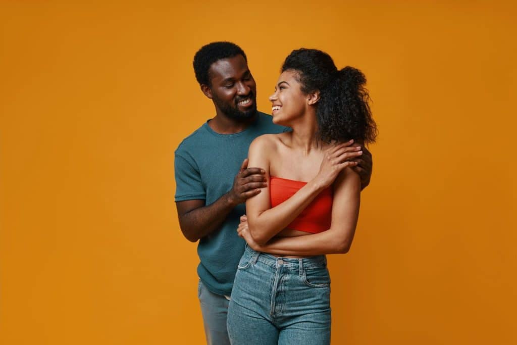 A man and woman together