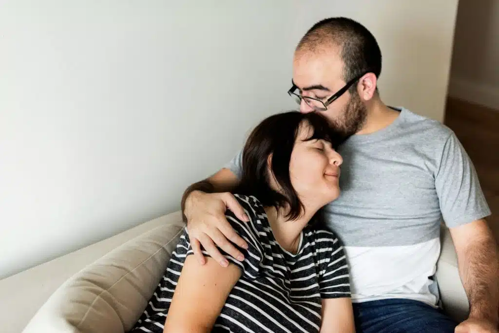 A man and woman after disagreements