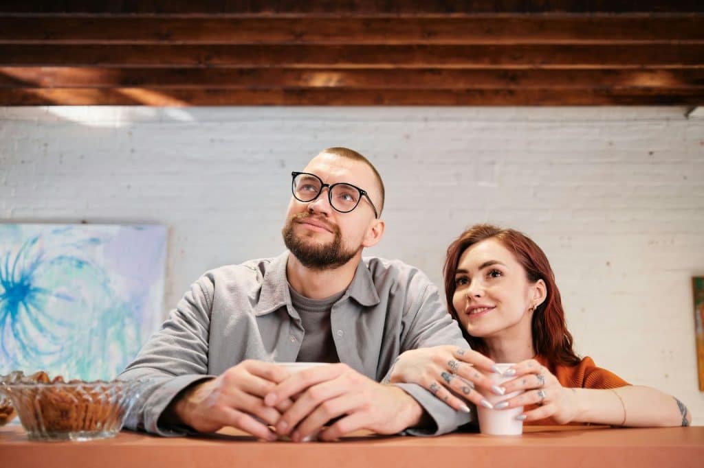 A man and woman having a quality time together