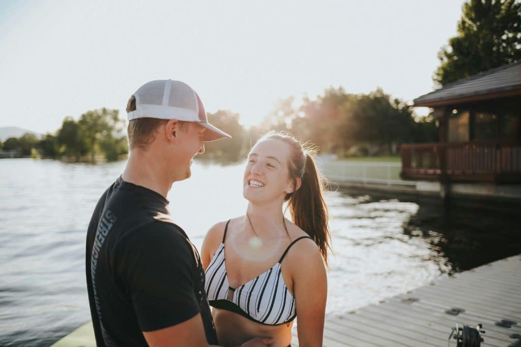 A man asking a woman