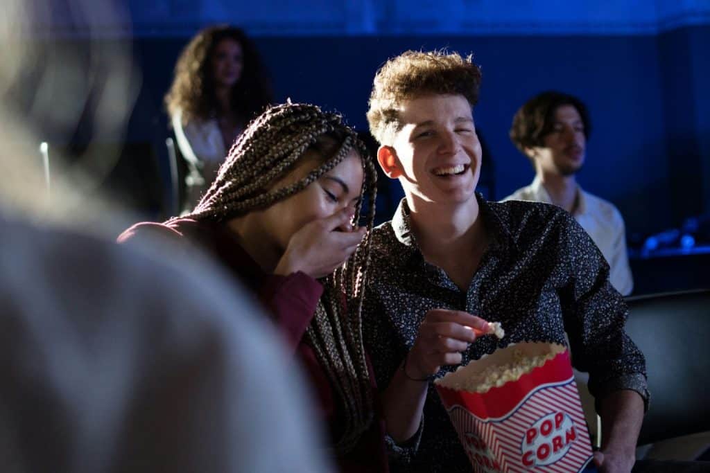 A man planned for a movie night