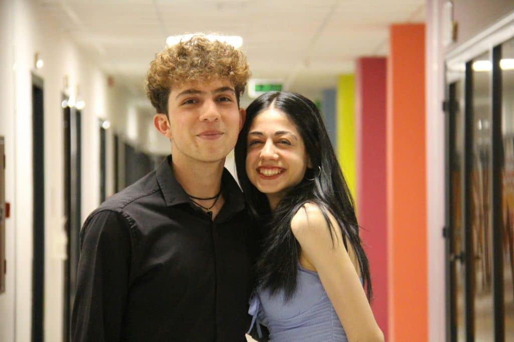 A happy young couple