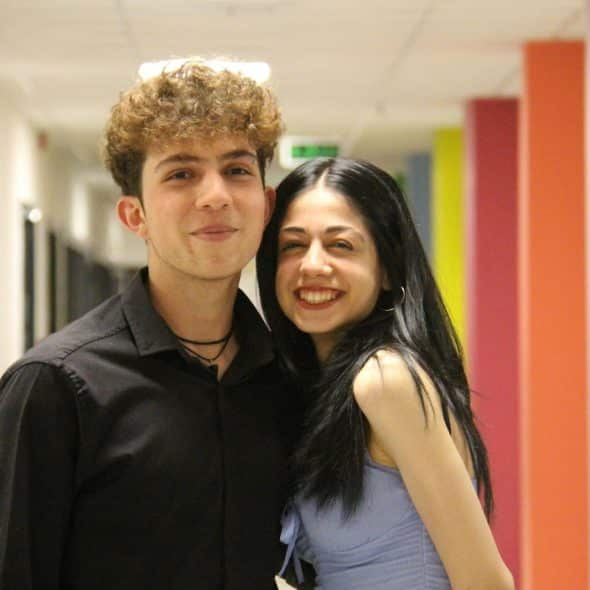 A happy young couple