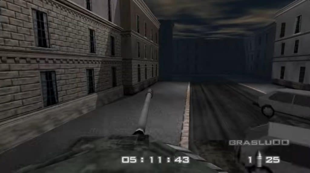 A picture of the player’s POV of the game
