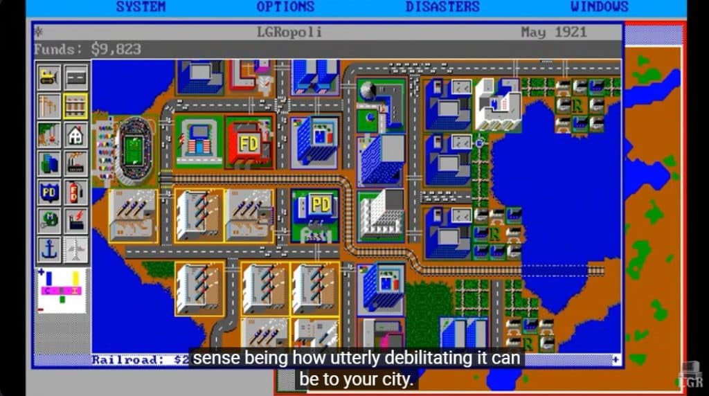 A picture of simcity