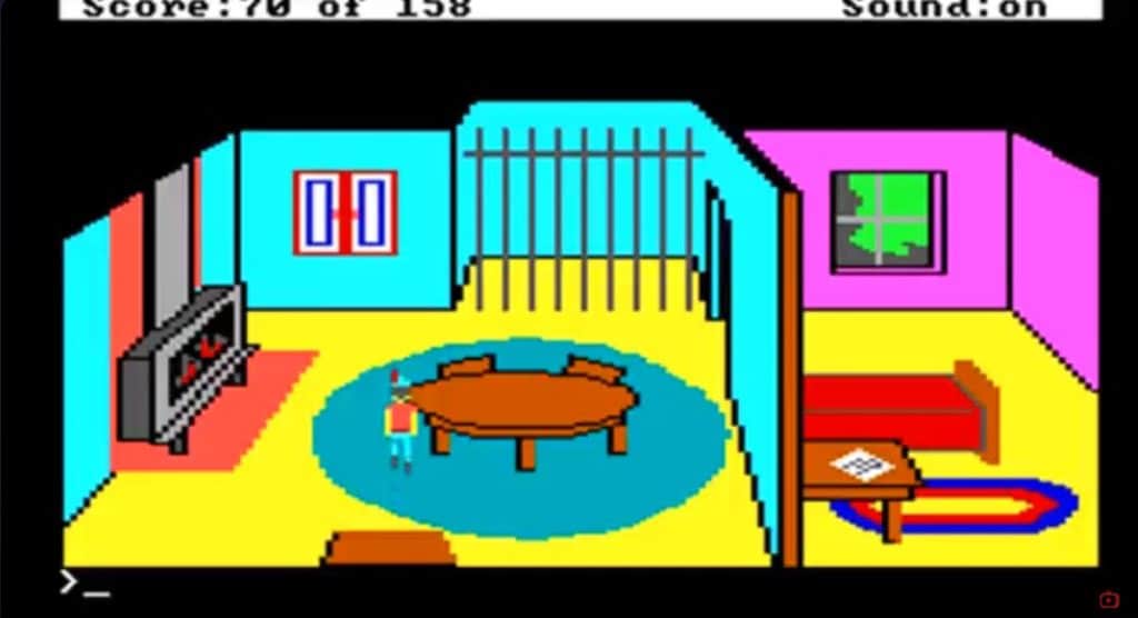 A picture of the game