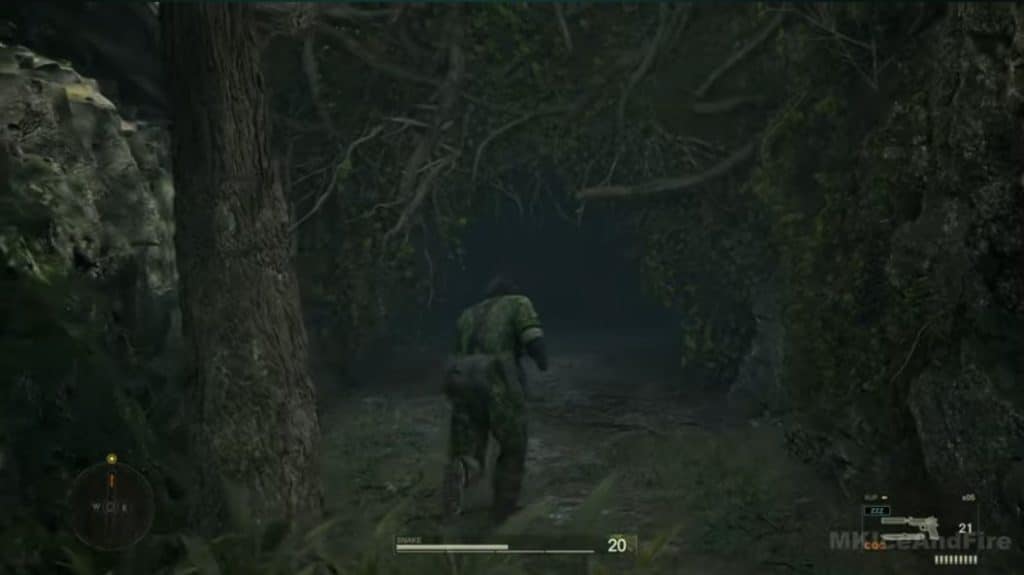 A picture of Metal Gear Solid game
