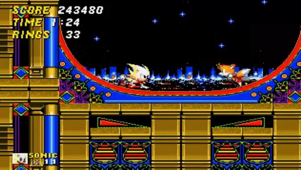 A picture of sonic the hedgehog 2