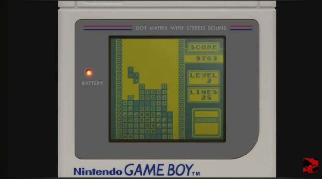 A picture of original tetris