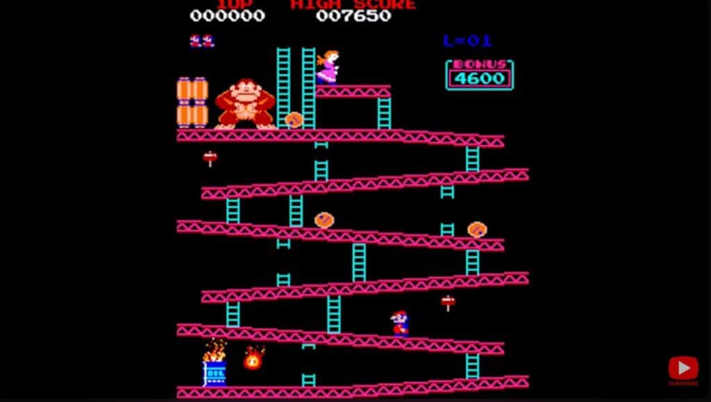 A picture of an actual donkey kong