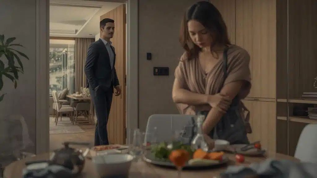 A man about to leave without saying thank you