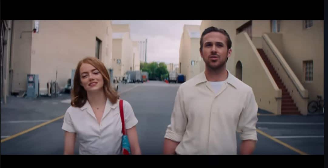 A picture of couple in the movie.