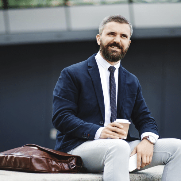 A handsome mature man