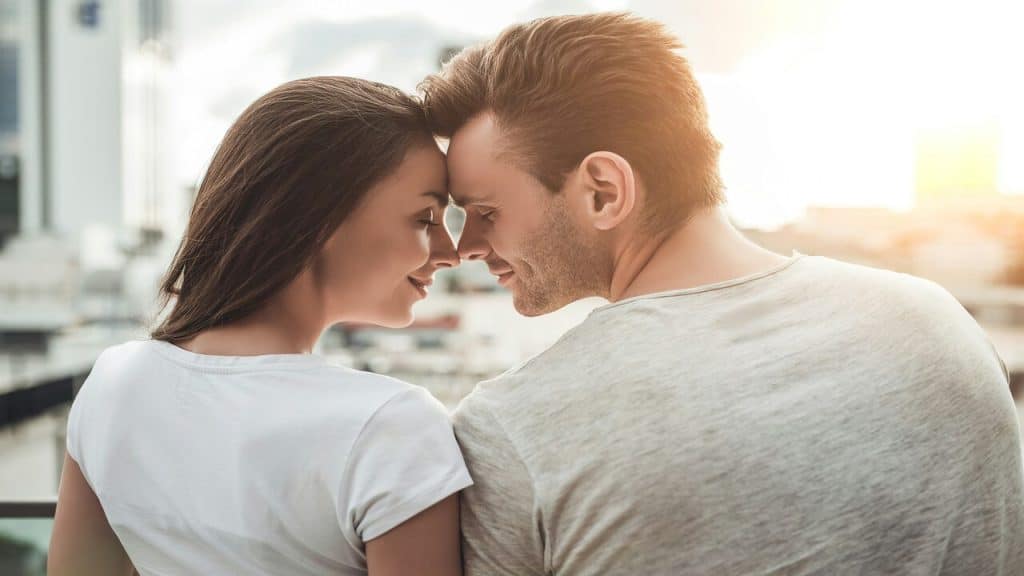 A couple enjoying each other’s company