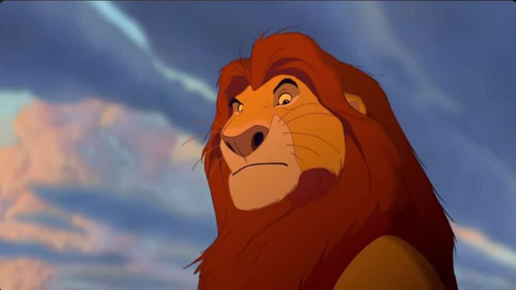A picture of the lion king