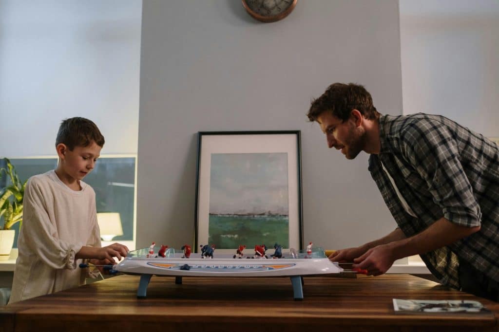 Father and son bonding