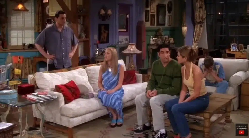 A picture of casts on friends