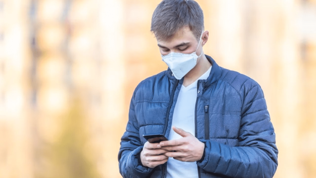 Man avoiding a doctor’s appointment despite being sick