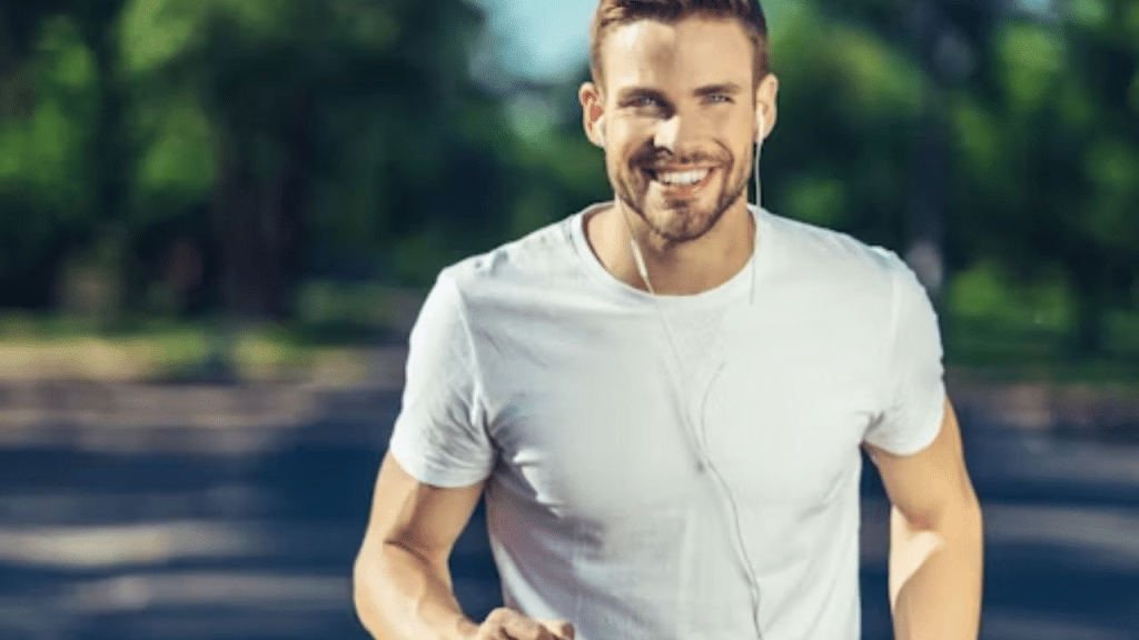 Man jogging at sunrise, symbolizing new beginnings