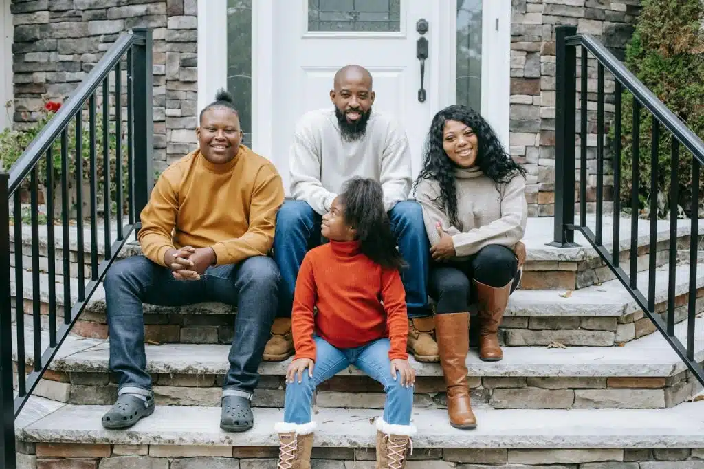 A picture of a family
