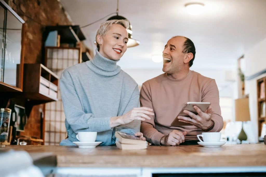 Couple having a quality time together