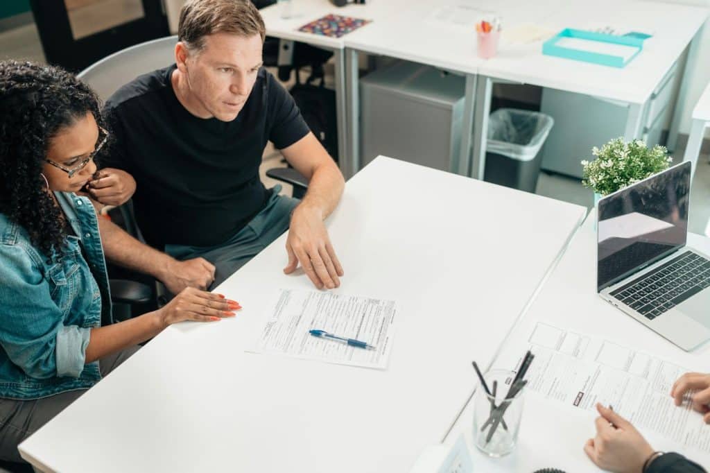 A couple building a financial security