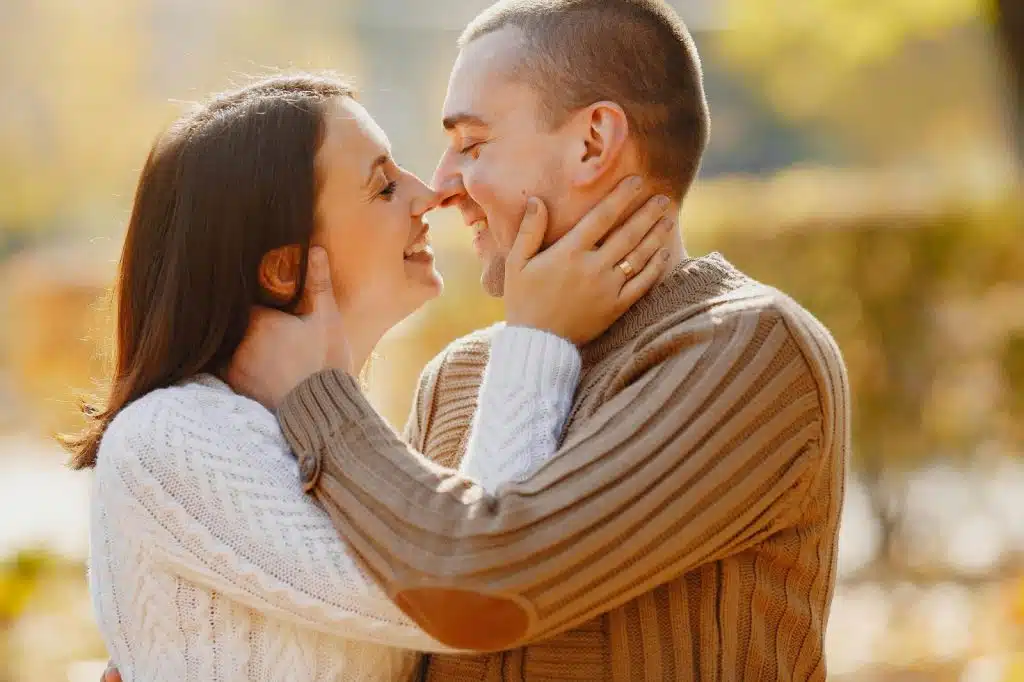 A man and woman together
