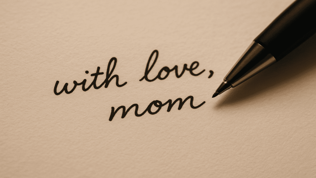 A handwritten letter.