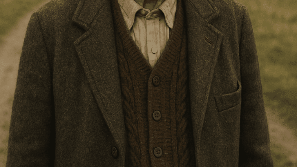 A man wearing clothes that make him look more mature