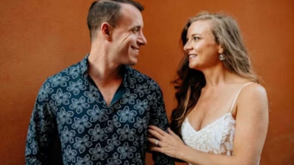 Couple walking hand in hand