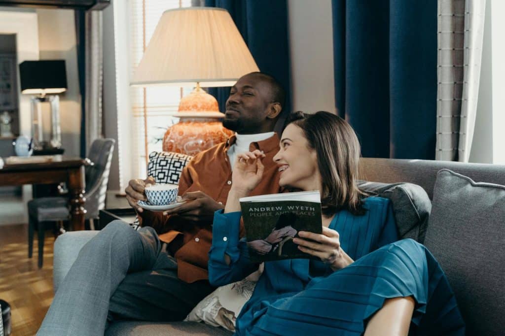 A man and woman having a simple bonding