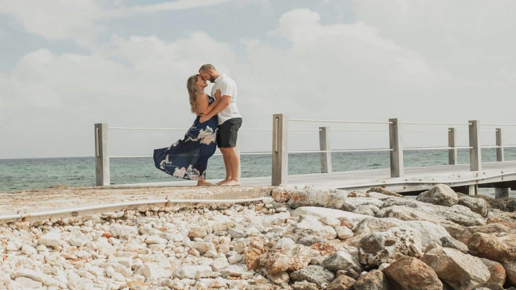 A couple on vacation.