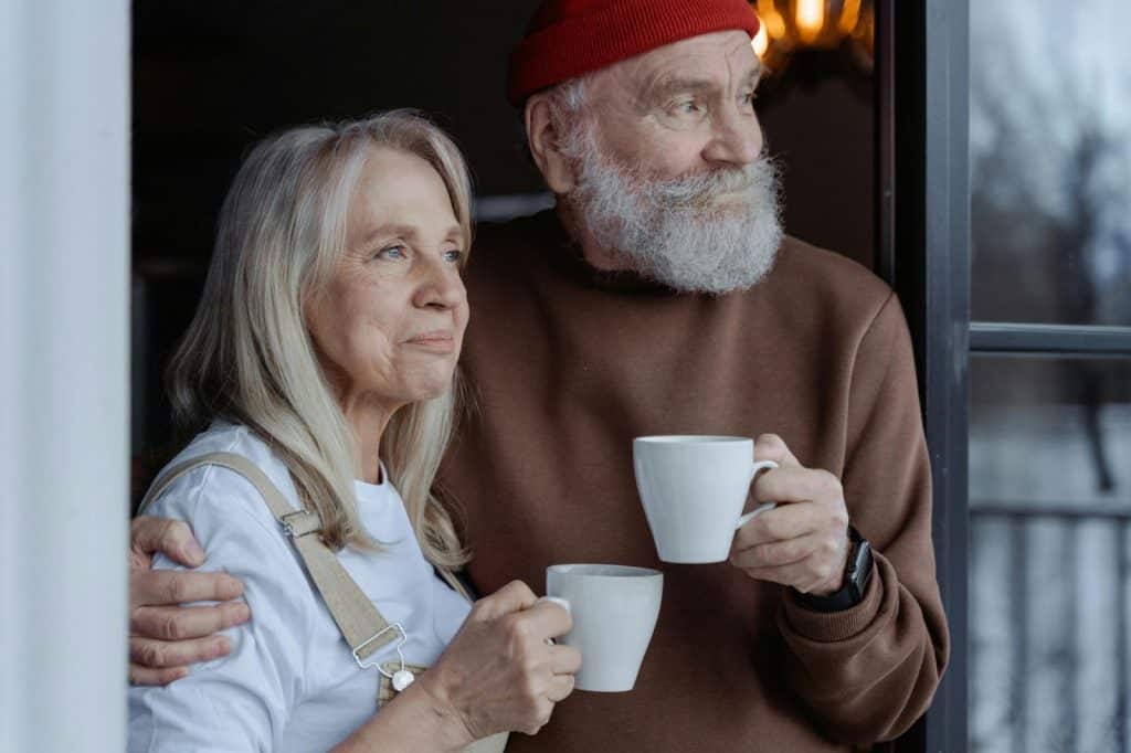 A man and woman together