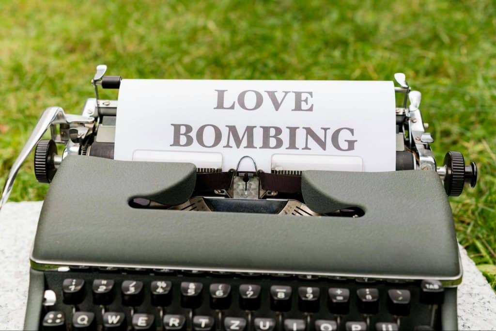 A picture of a typewriter and a paper written on it