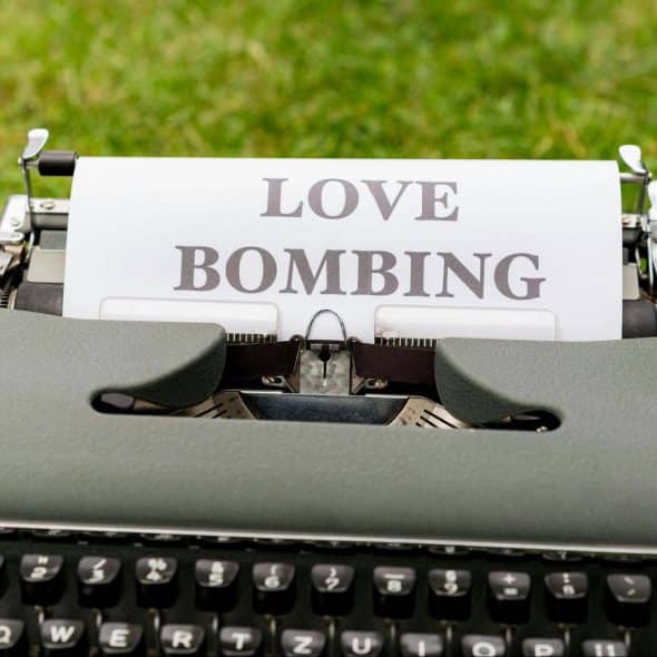 A picture of a typewriter and a paper written on it