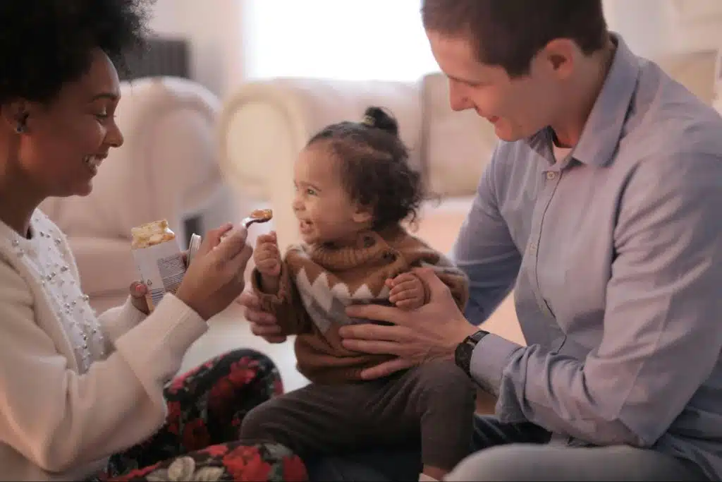 A man being a good dad