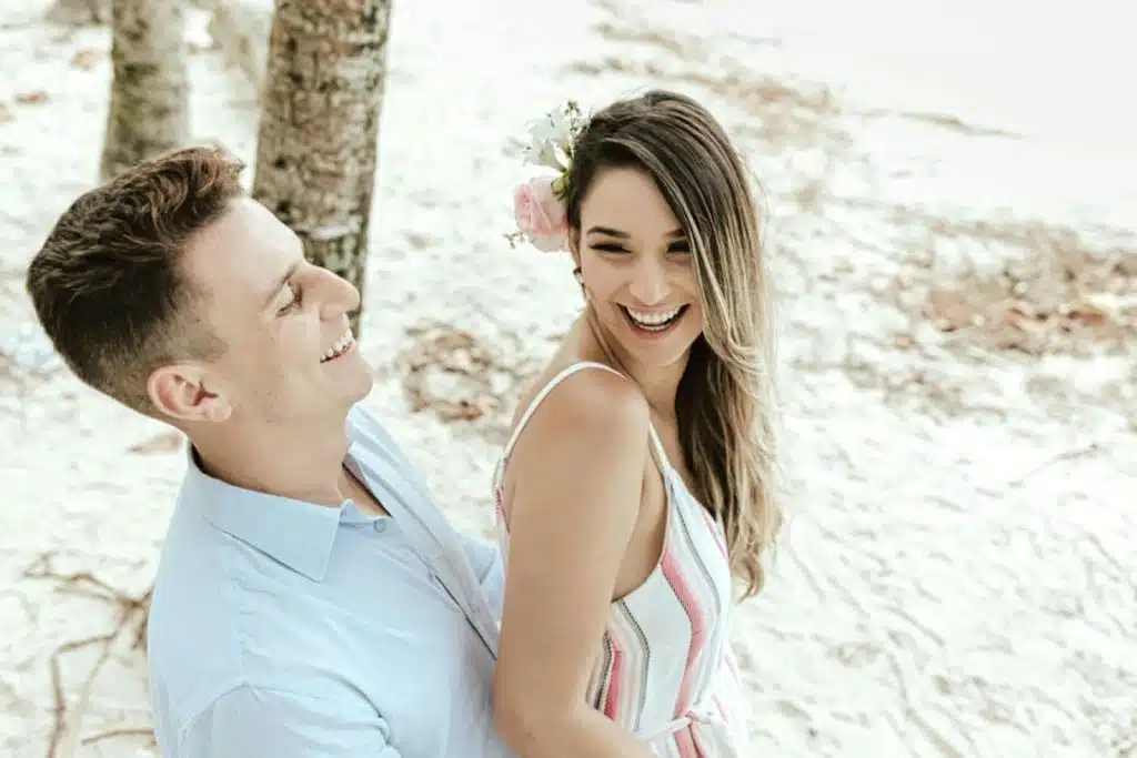 A man and woman together